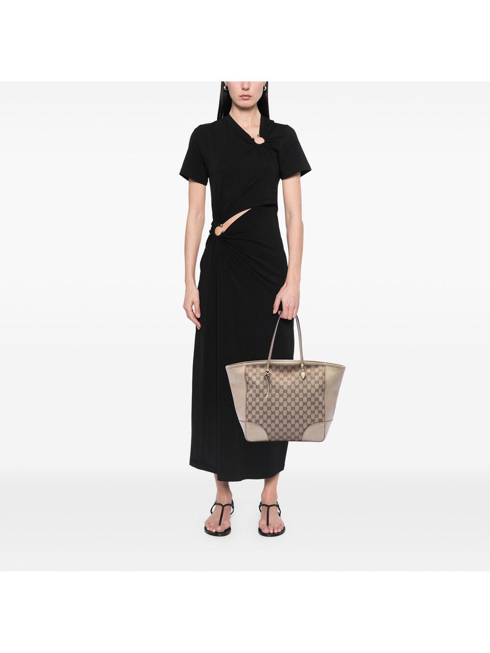 Gucci Gg Canvas And Leather Bree Tote #290380G45B - Picture 6 of 6